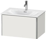 Duravit XSQUARE Waschtischunterbau 710 mm weiß matt – 1 Auszug, wandhängend, für Viu