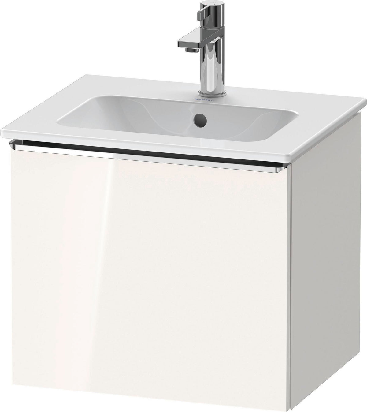 DURAVIT D-Neo Waschtischunterbau 510 mm Eiche Schwarz Matt mit Bronze Griff