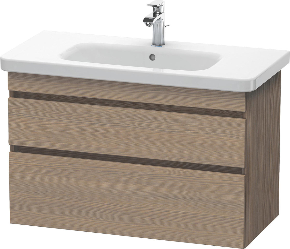 DURAVIT DuraStyle Waschtischunterbau wandhängend Eiche Terra/Weiß Matt 930 mm