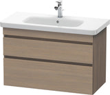 DURAVIT DuraStyle Waschtischunterbau wandhängend Eiche Terra/Weiß Matt 930 mm