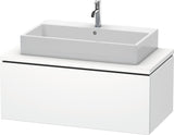 DURAVIT L-Cube Konsolenunterschrank 1020 mm betongrau matt mit 1 Auszug und Tip-on-Technik