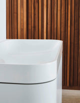 DURAVIT Happy D.2 c-shaped Waschtischset 975 mm wandhängend mit Tip-on und Soft-Close