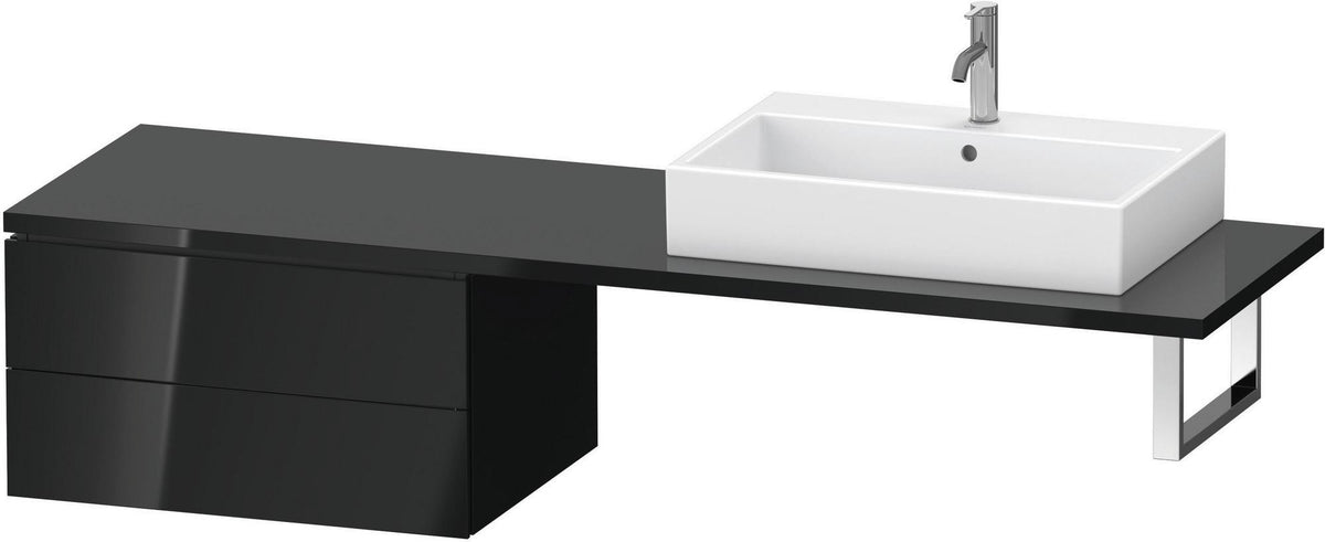 DURAVIT L-Cube Unterschrank 720 mm, 2 Schubkästen, weiß matt, wandhängend