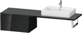 DURAVIT L-Cube Unterschrank 720 mm, 2 Schubkästen, weiß matt, wandhängend