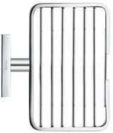 DURAVIT Karree Seifenschale aus Messing in Chrom – 120 x 140 x 65 mm, wandmontiert