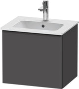 DURAVIT D-Neo Waschtischunterbau 510 mm Eiche Schwarz Matt mit Bronze Griff