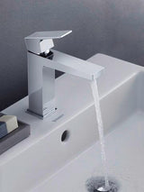 DURAVIT Manhattan Einhebel-Waschtischmischer M mit Zugstange Chrom – Keramikmischsystem