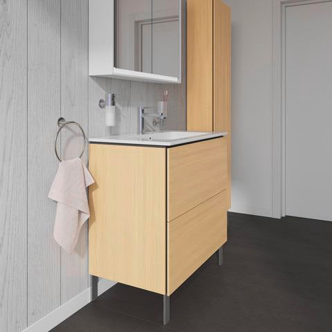 DURAVIT L-Cube Hochschrank 1760 mm Eiche Natur, 1 Tür mit Soft-Close, wandhängend