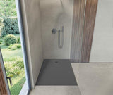DURAVIT Sustano Duschwanne 1400x900x30 mm Mineralguss Dunkelgrau Matt – Bodenbündig & Halbeinbau