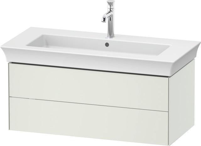 DURAVIT White Tulip Waschtischunterbau 984 mm, 2 Schubkästen, weiß seidenmatt