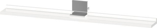 DURAVIT Sivida Spiegel Ablage 1000 mm Chrom/Nussbaum Matt – Badablage mit Befestigungsmaterial