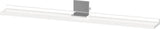 DURAVIT Sivida Spiegel Ablage 1000 mm Chrom/Nussbaum Matt – Badablage mit Befestigungsmaterial