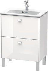 Duravit Waschtischunterbau Brioso Compact 683 mm betongrau matt mit 2 Auszügen