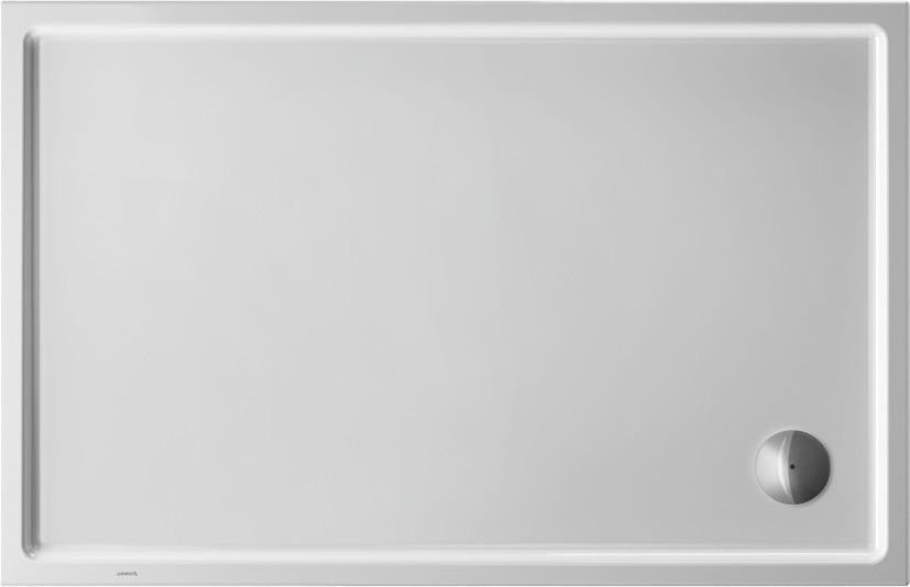 DURAVIT Starck Slimline Duschwanne 1400x750 mm Weiß Sanitäracryl mit Antislip