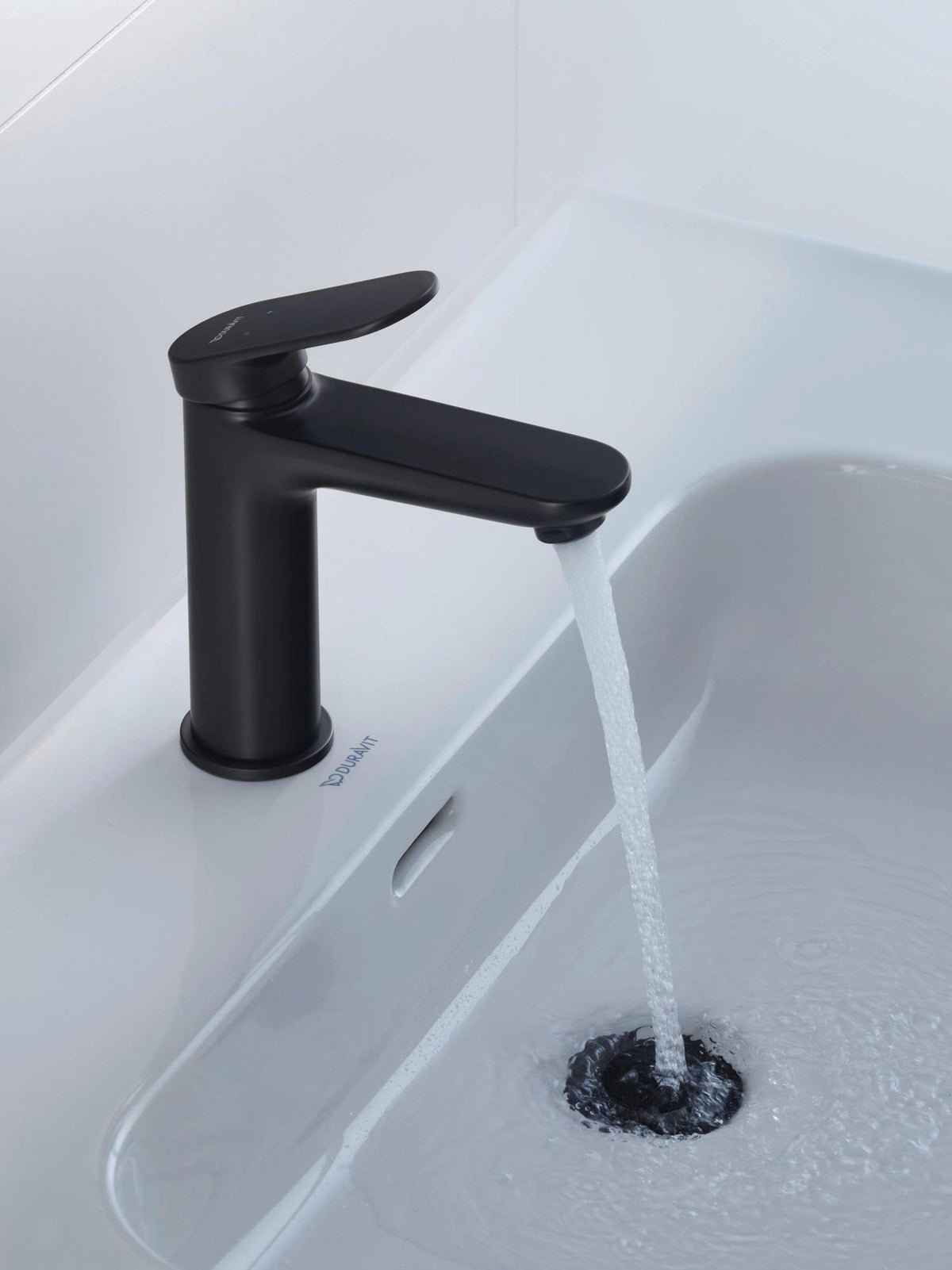 DURAVIT Wave Einhebel-Waschtischmischer M mit Zugstange, Chrom – Keramikmischsystem, 122 mm Ausladung