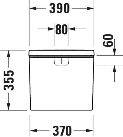 DURAVIT Duravit No.1 Spülkasten Weiß 6/3 L Dual Flush Anschluss links/rechts