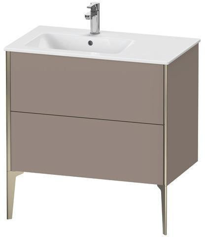 Duravit Waschtischunterbau XVIU 810x834x480mm 2 Auszüge Ahorn mitte Schürze s-matt