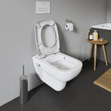 DURAVIT D-Code Wand-WC 545 mm weiß spülrandlos Tiefspüler 4,5 Liter