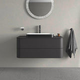 Duravit Happy D.2 Konsolenwaschtischunterbau 1000 mm Taupe Supermatt mit Tip-on und Soft-Close