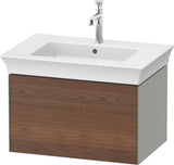 DURAVIT White Tulip Waschtischunterbau 684 mm – 1 Auszug, Tip-On, LED-Innenbeleuchtung, graphit seidenmatt