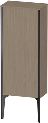 Duravit Halbhochschrank XViu 890 mm Eiche Terra mit Tip-on und Soft-Close