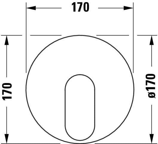 DURAVIT Wave Einhebel-Brausemischer Unterputz mit Keramikmischsystem, verchromt