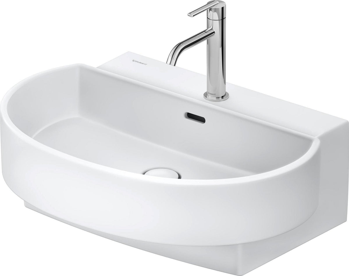 DURAVIT Balcoon Waschtisch 650x480 mm mit Überlauf, Hahnloch und Ablaufventil in Weiß