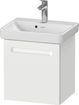 Duravit No.1 Waschtischunterbau wandhängend 440 mm, 1 Tür links, weiß matt