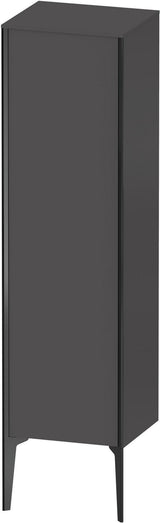 DURAVIT XViu Halbhochschrank 1330 mm – Graphit Matt, Push-Open & Soft-Close