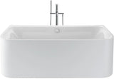 DURAVIT Happy D.2 Plus Freistehbadewanne 1800x800 Weiß Acryl mit 2 Rückenschrägen