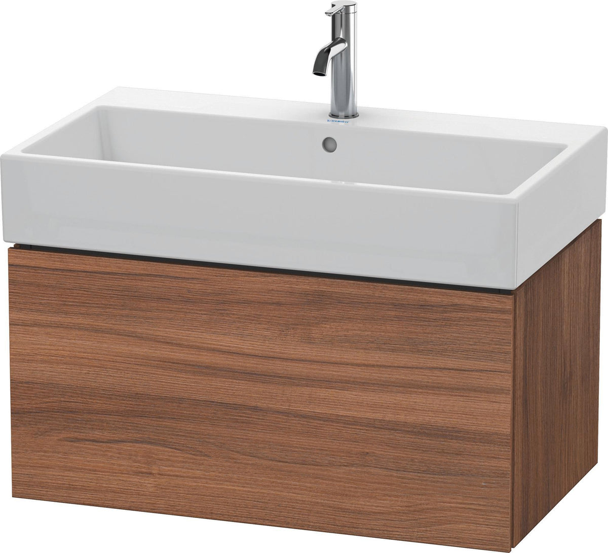 DURAVIT L-Cube Waschtischunterbau 784 mm, 1 Auszug, Weiß Matt, wandhängend, Tip-On