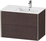DURAVIT XViu Waschtischunterbau wandhängend 810 mm, 2 Schubkästen, weiß matt