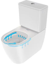 DURAVIT Soleil by Starck Stand-WC Kombi 650 mm, spülrandlos, weiß, inkl. Befestigung