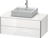 Duravit XSquare Waschtischunterbau 1000 mm – wandhängend, 2 Schubkästen, s-matt