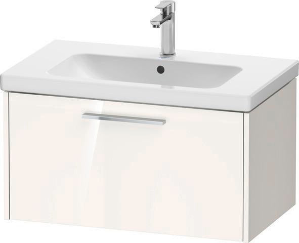 Duravit D-Code 2.0 Waschtischunterbau wandhängend 784 mm Weiß Matt mit Auszug und Soft-Close