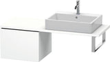 Duravit L-Cube Konsolenunterschrank 520 mm amerikanisch Nussbaum mit Tip-On-Technik