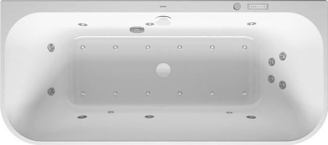 DURAVIT Whirlwanne Happy D.2Plus 1800x800mm Acryl Graphit Supermatt Vorwand