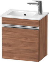 DURAVIT Sivida Waschtischunterbau 400 mm Nussbaum – Wandhängend, 1 Tür, Dämpfung