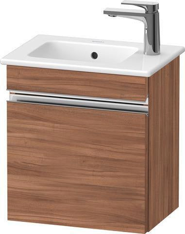 DURAVIT Sivida Waschtischunterbau 400 mm Nussbaum – Wandhängend, 1 Tür, Dämpfung