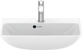 DURAVIT Waschtisch ME by Starck 600 mm Weiß Seidenmatt mit Überlauf und 1 Hahnloch
