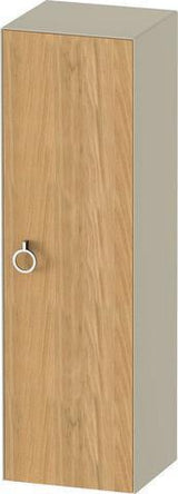 DURAVIT Halbhochschrank White Tulip 1320 mm Nussbaum Taupe mit Griff links
