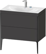 DURAVIT XViu c-bonded Waschtischset 800 mm mit 2 Auszügen, bodenstehend, Soft-Close
