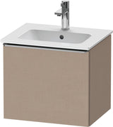 DURAVIT D-Neo Waschtischunterbau 510 mm Eiche Schwarz Matt mit Bronze Griff