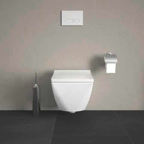 DURAVIT WC-Sitz Design Classics Viu Comp. Weiß mit Edelstahl-Scharnieren, ohne Absenkautomatik