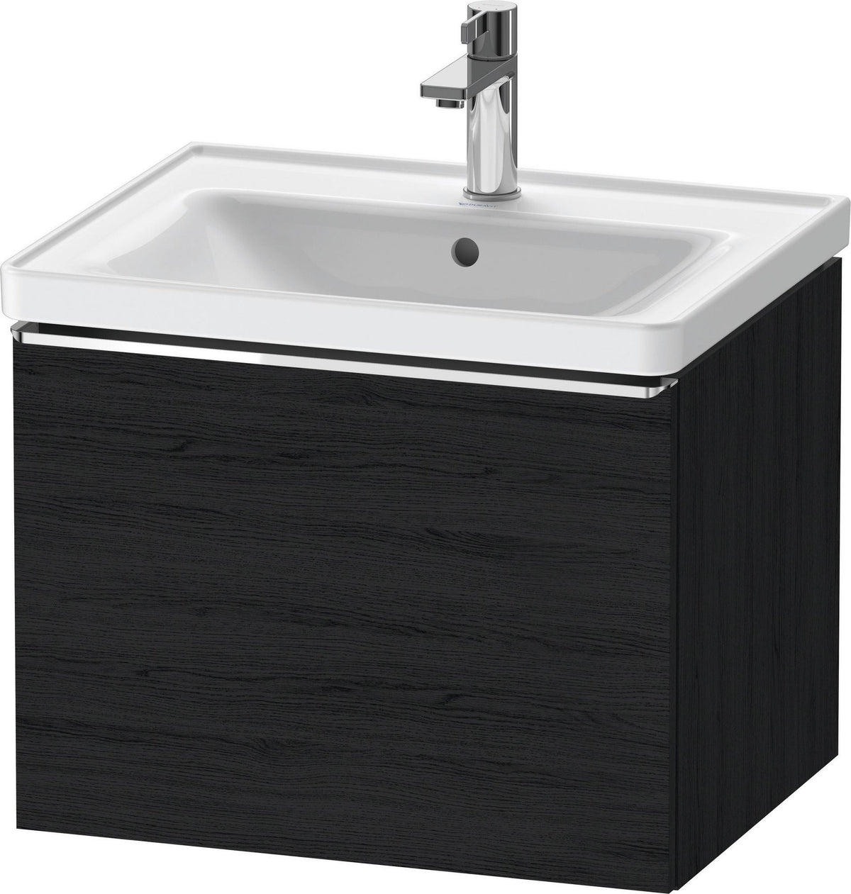 DURAVIT D-Neo Waschtischunterbau 584 mm betongrau matt mit 1 Auszug und Soft-Close