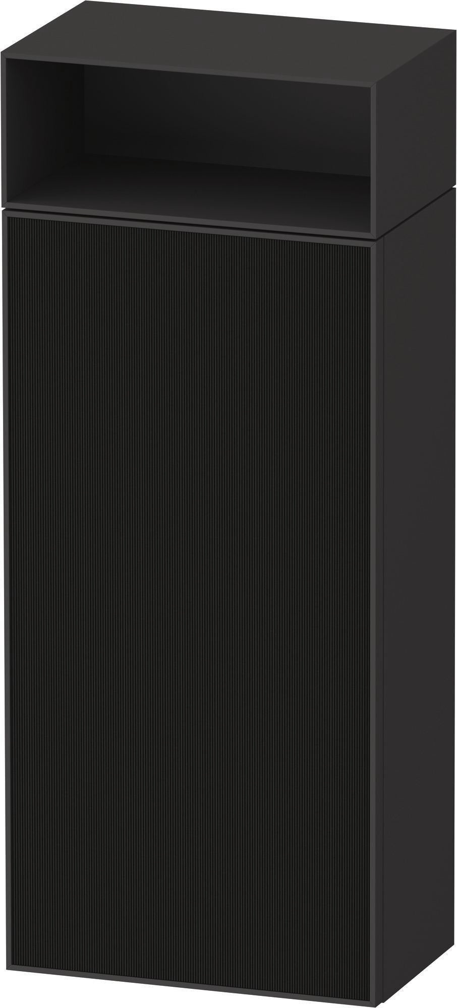Duravit Zencha Halbhochschrank 961x400x240mm Eiche Anthrazit Matt mit Tip-on Technik