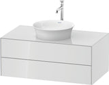 DURAVIT White Tulip Waschtischunterbau wandhängend 1000 mm, 2 Schubkästen, Weiß Seidenmatt