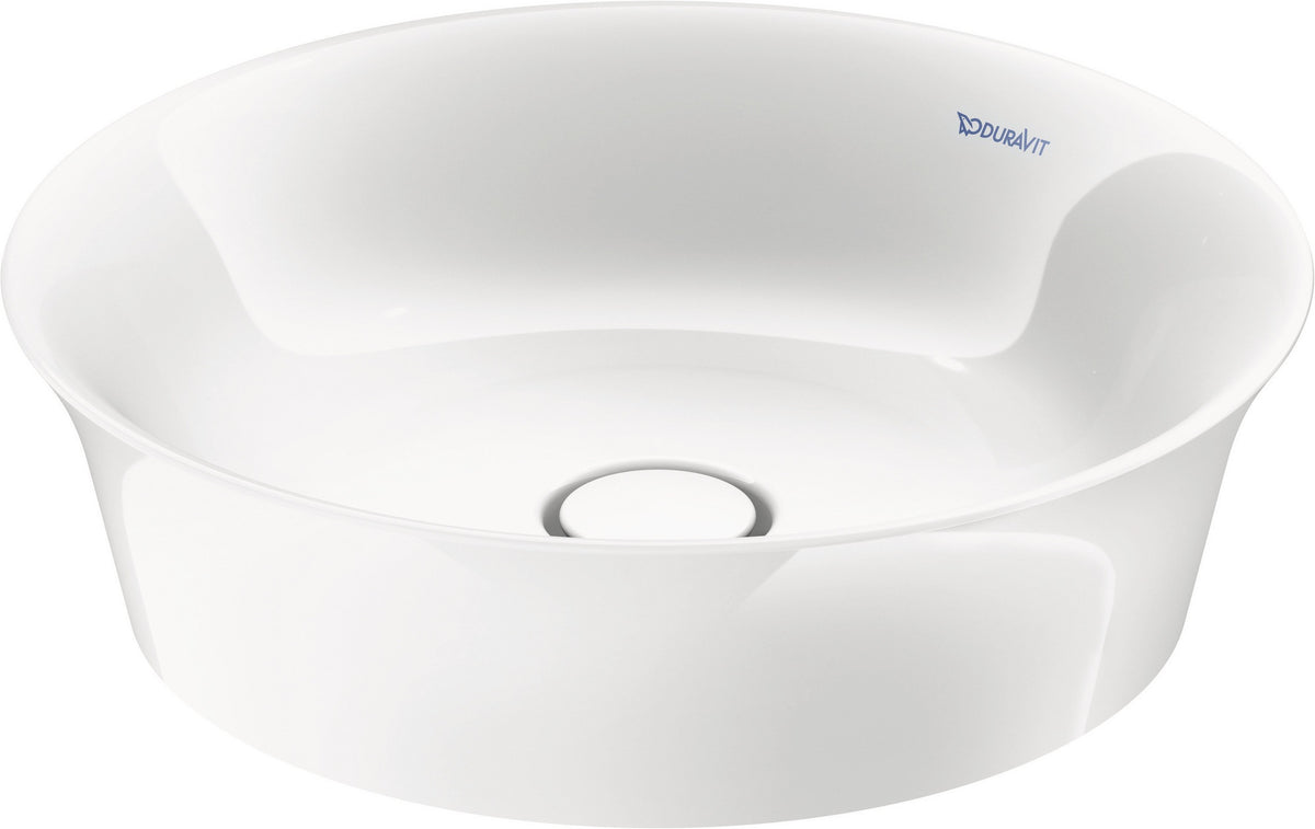 DURAVIT White Tulip Aufsatzbecken 430 mm weiß ohne Überlauf mit WonderGliss