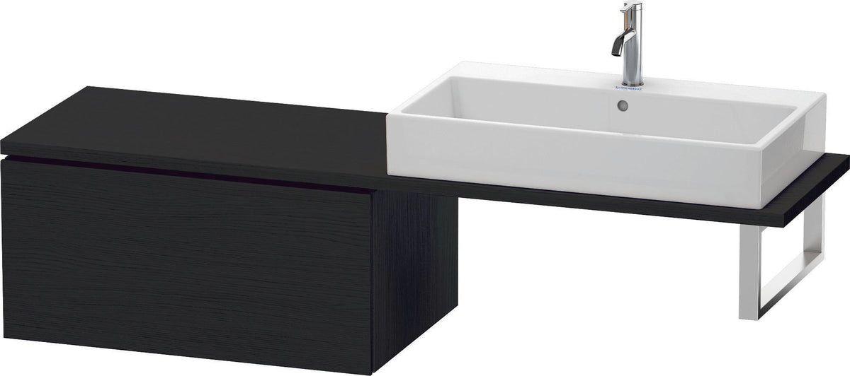 DURAVIT L-Cube Unterschrank für Konsole 820 mm, 1 Auszug, Weiß Matt, Tip-on