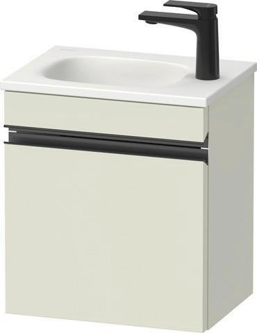 DURAVIT Sivida Waschtischunterbau 400x440x295mm, 1 Tür rechts, Chrom/Graphit Matt